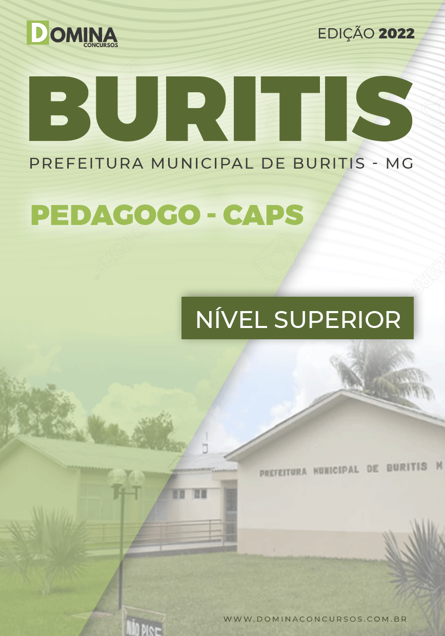 Apostila Concurso Pref Buritis MG 2022 Pedagogo CAPS