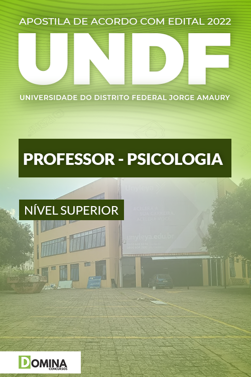 Apostila Concurso UNDF 2022 Professor Psicologia