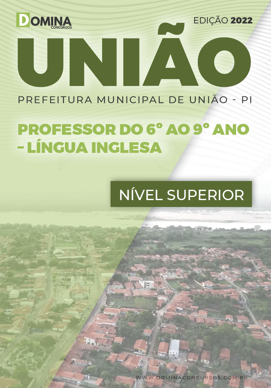 Apostila Pref União PI 2022 Professor 6º ao 9º Língua Inglesa