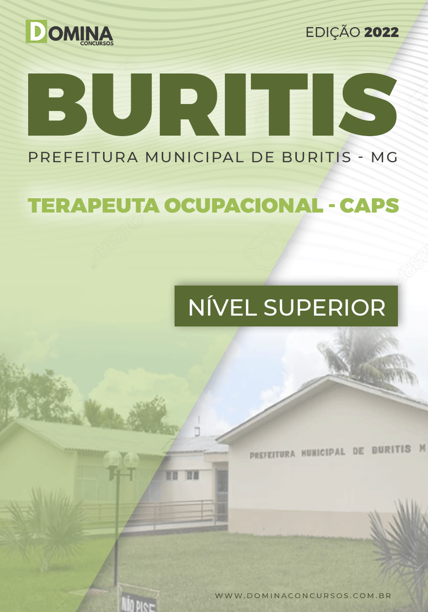 Apostila Pref Buritis MG 2022 Terapeuta Ocupacional CAPS