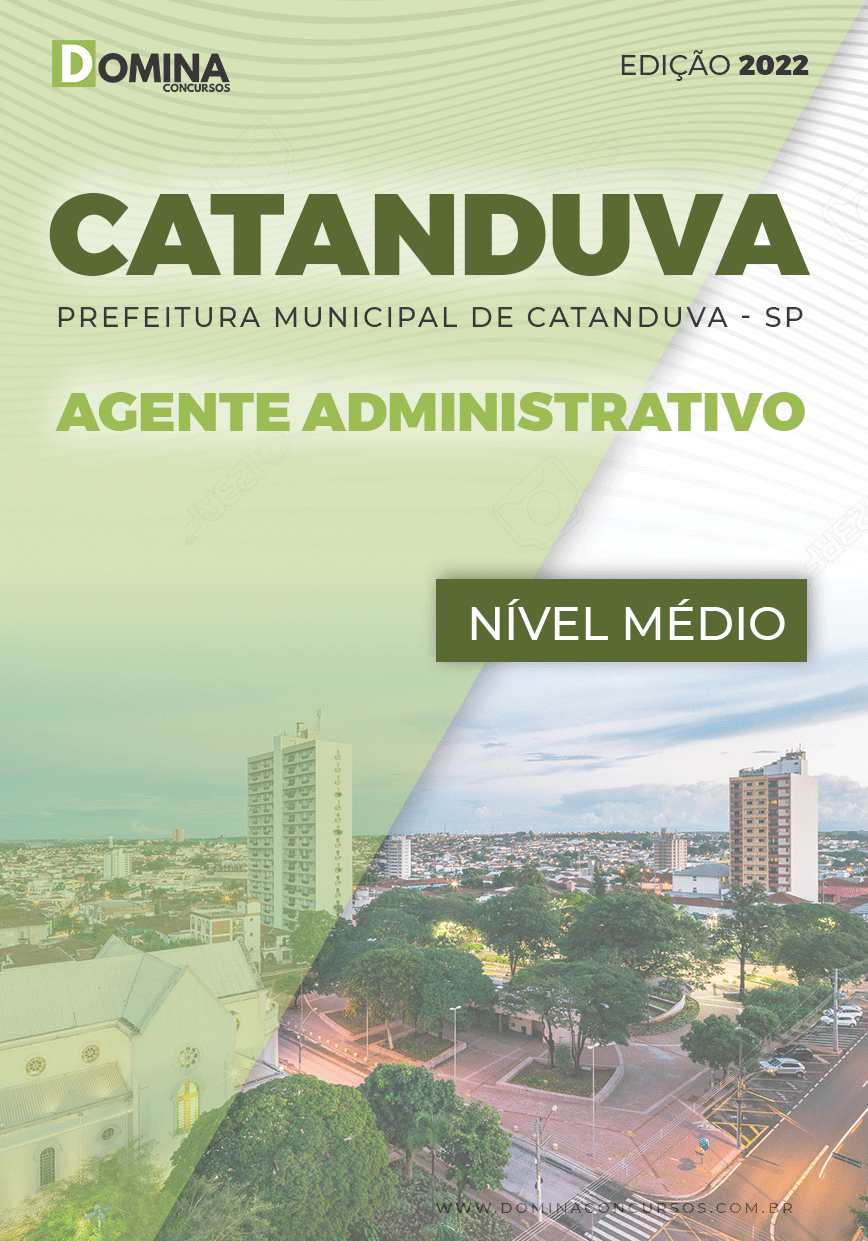 Apostila Câmara Catanduva SP 2022 Agente Administrativo