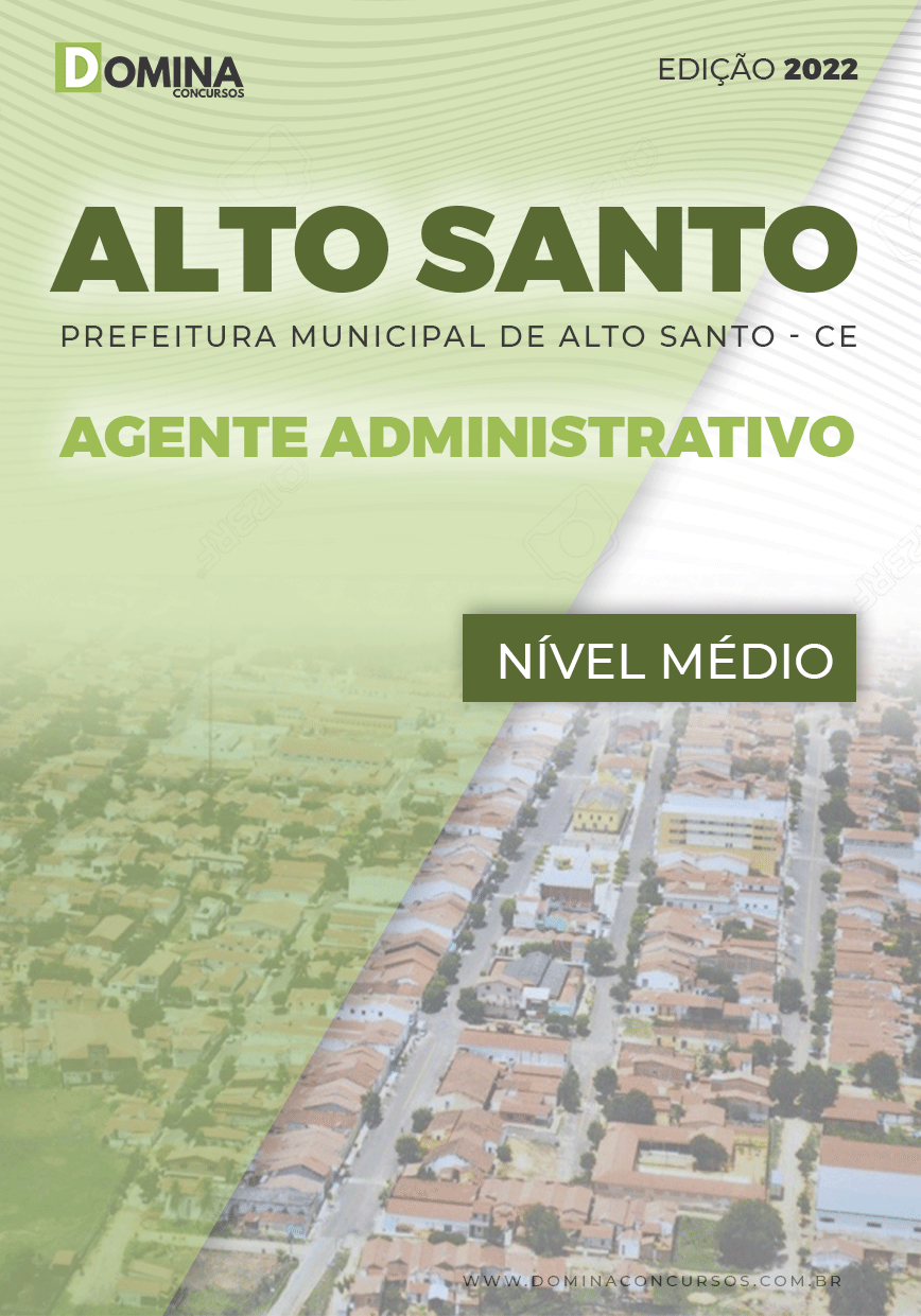 Apostila Pref Alto Santo CE 2022 Agente Administrativo