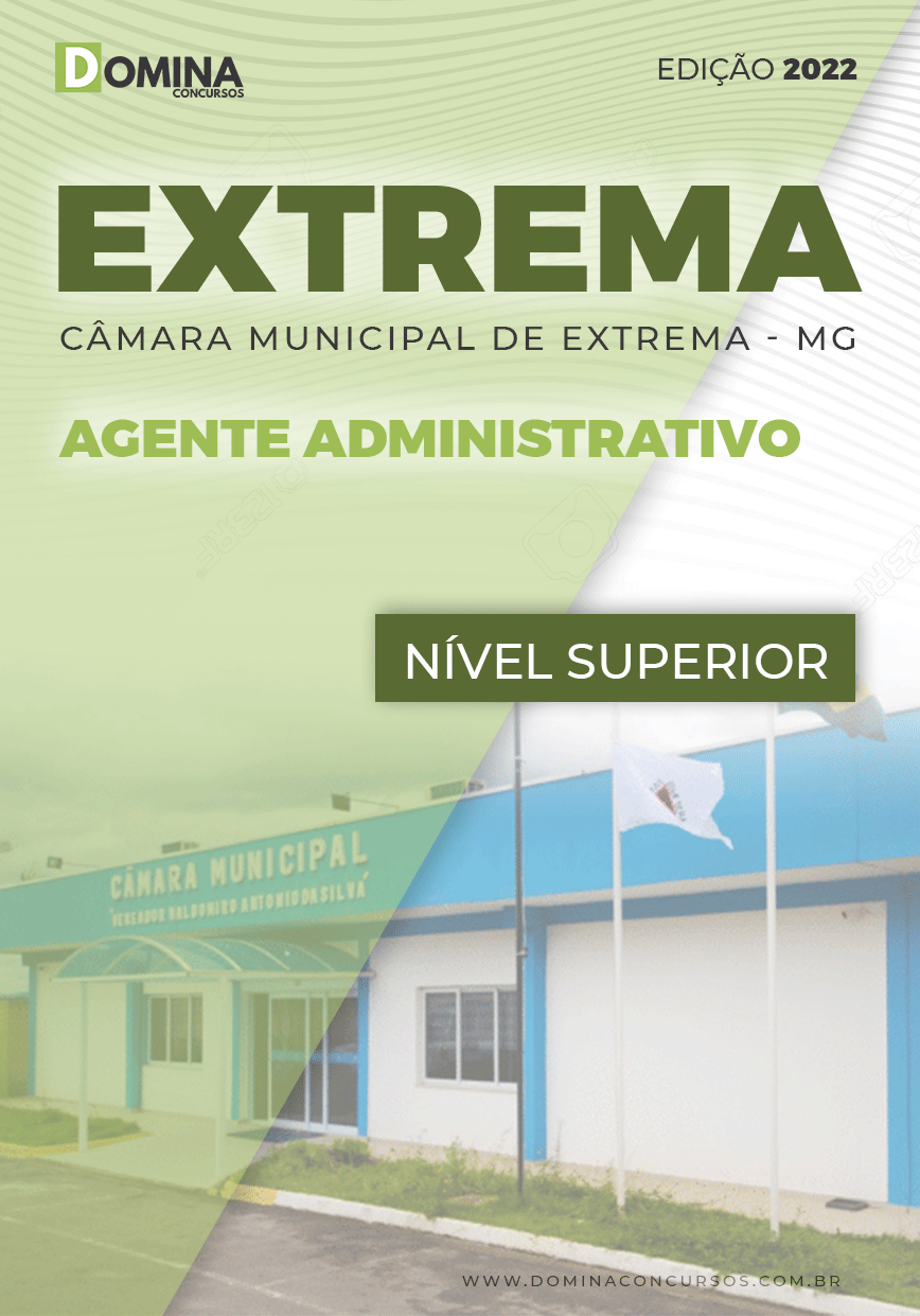 Apostila Câmara Extrema MG 2022 Agente Administrativo