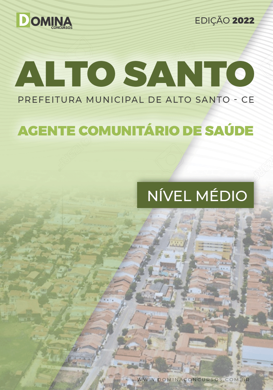 Apostila Pref Alto Santo CE 2022 Agente Comunitário Saúde