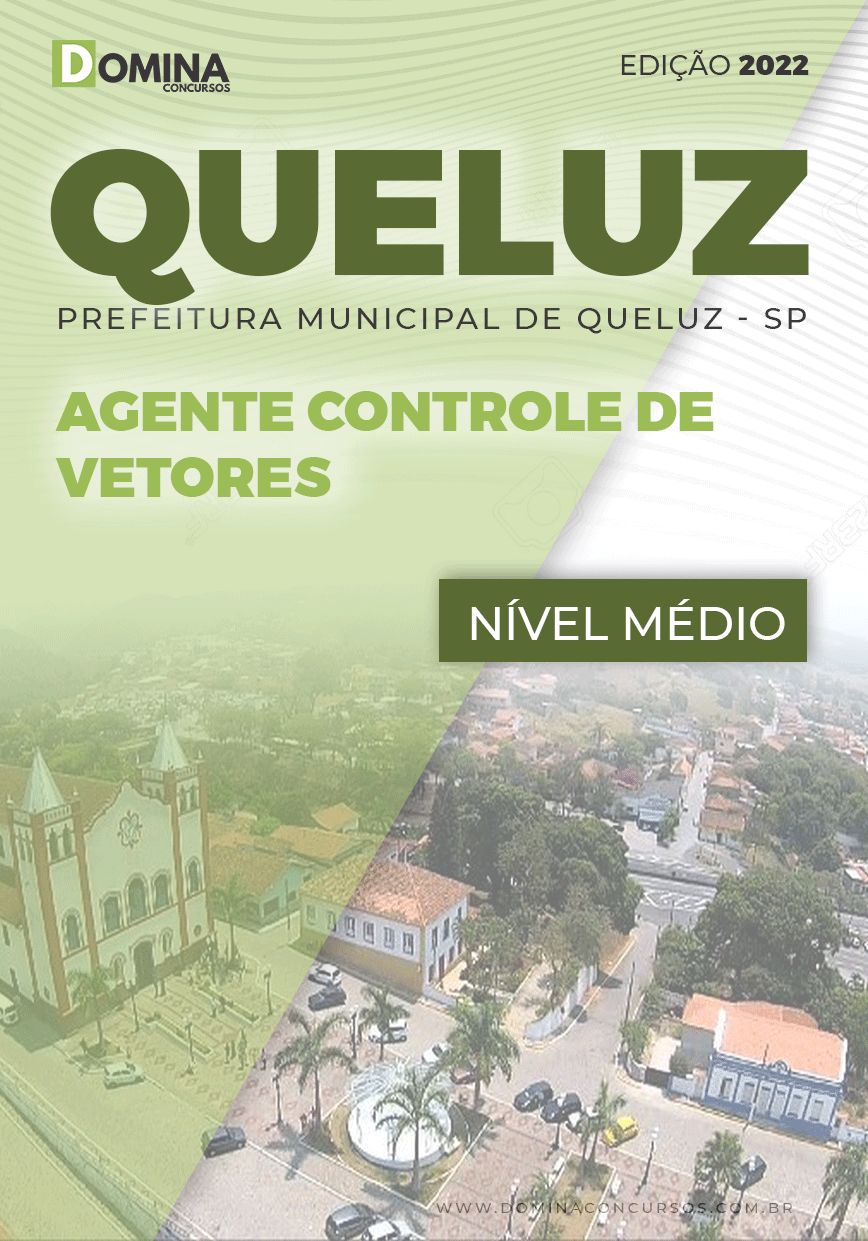 Apostila Concurso Pref Queluz SP 2022 Agente Controle de Vetores