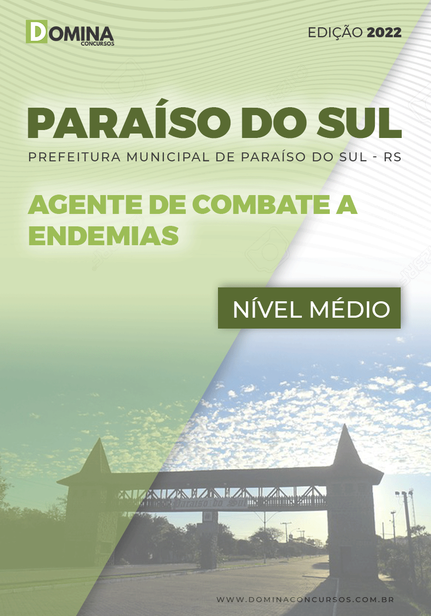 Apostila Pref Paraíso Sul RS 2022 Agente Combate Endemias