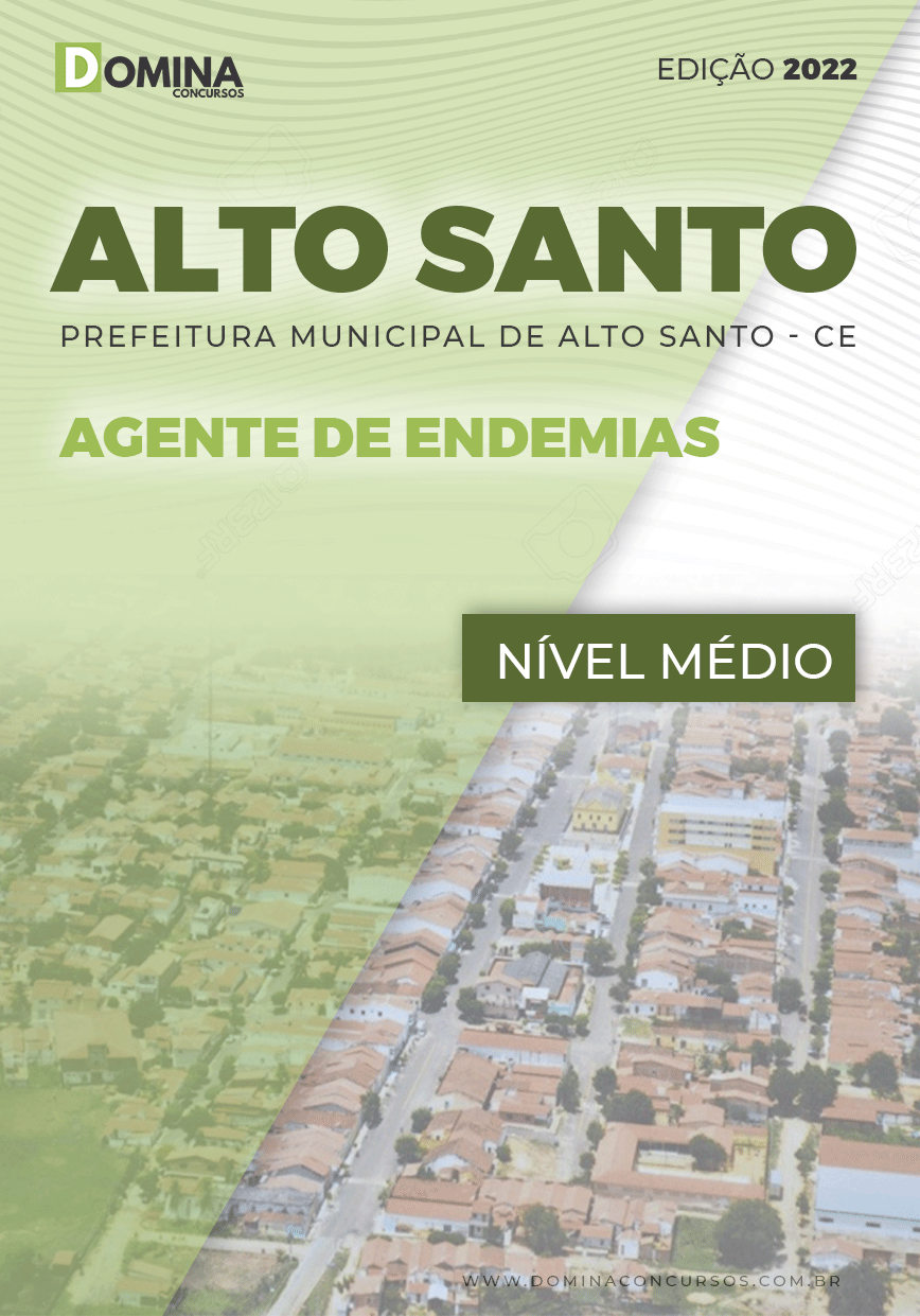 Apostila Digital Pref Alto Santo CE 2022 Agente Endemias