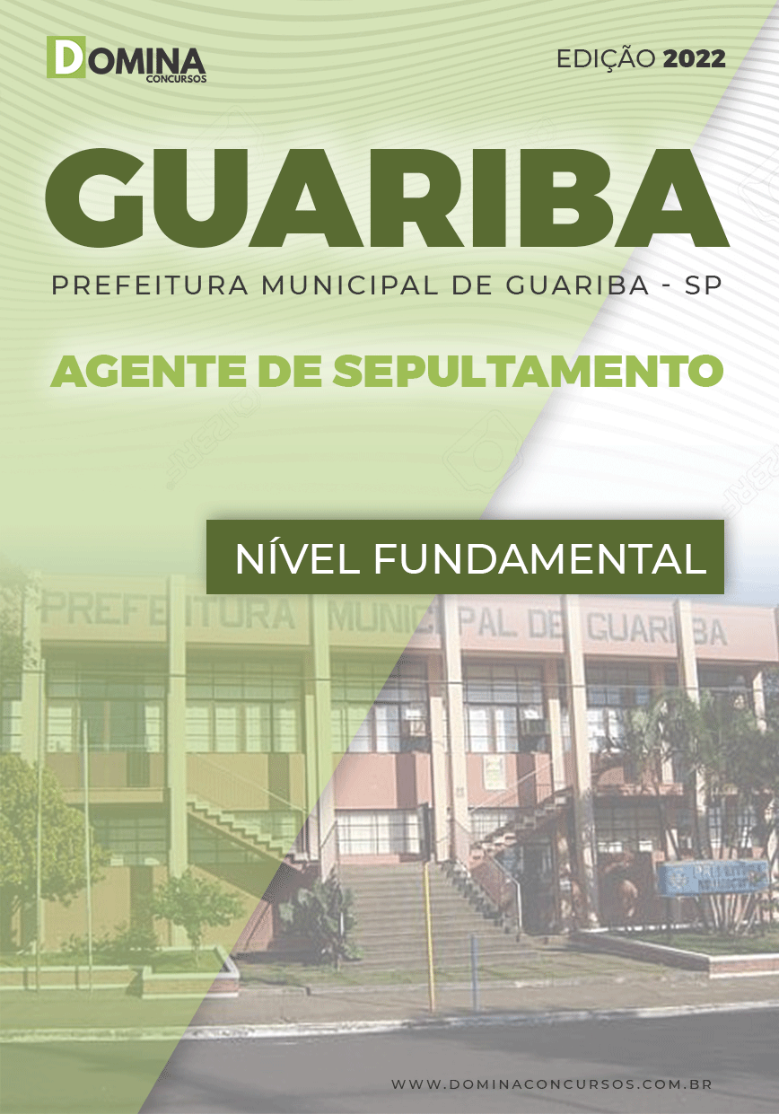 Apostila Pref Guariba SP 2022 Agente Sepultamento