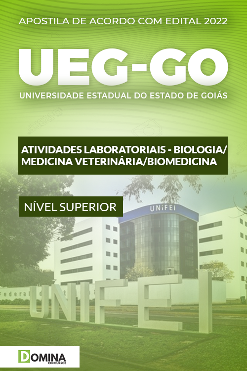 Apostila UEG GO 2022 Ativid Lab Biologia Medicina Veterinária Medicina