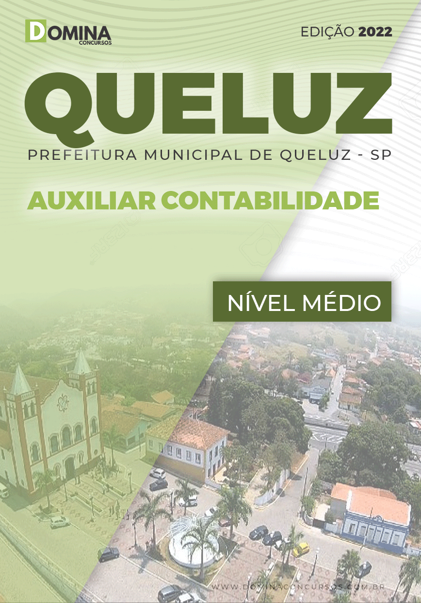 Apostila Concurso Pref Queluz SP 2022 Auxiliar Contabilidade