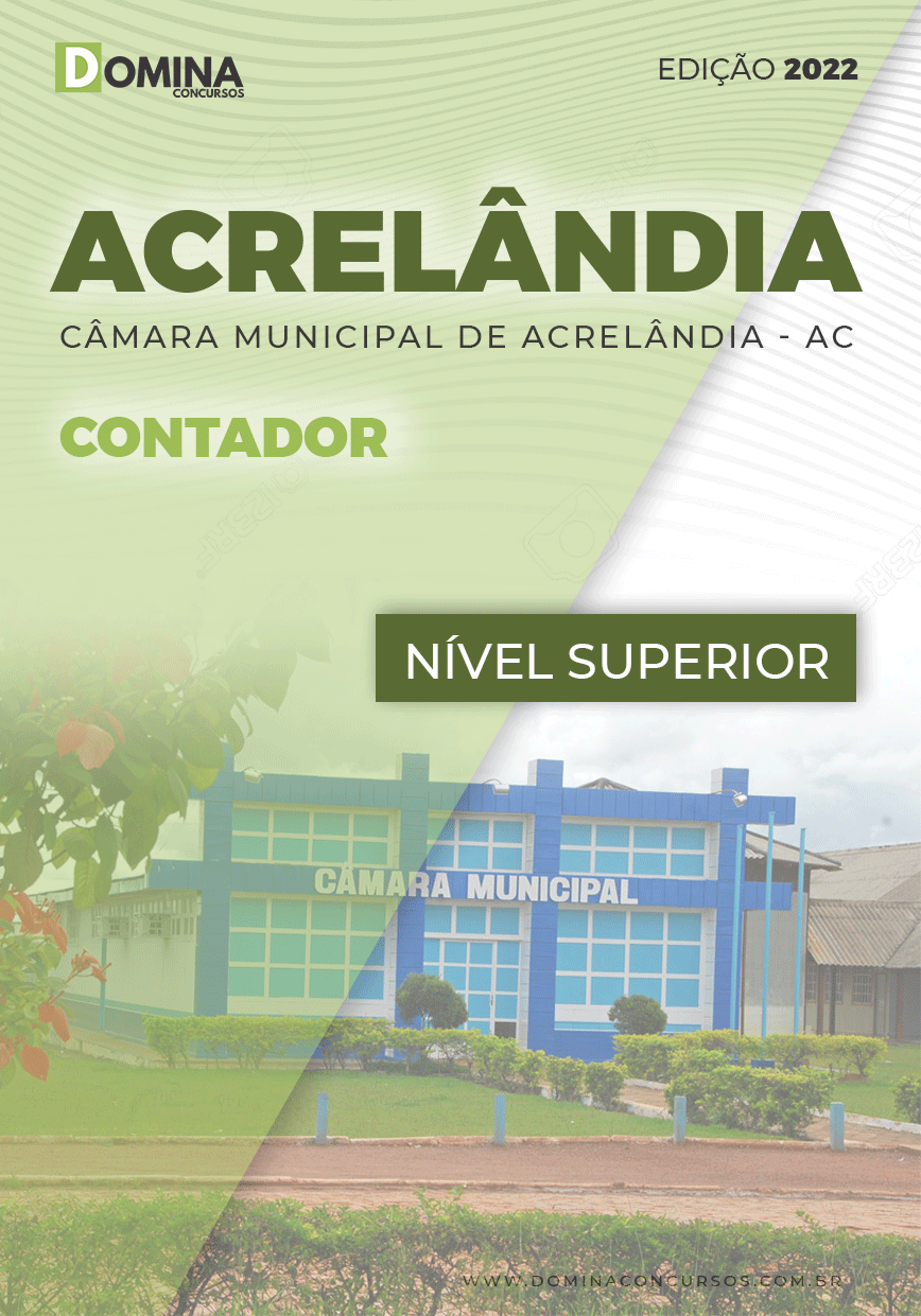 Apostila Concurso Câmara Acrelândia AC 2022 Contador