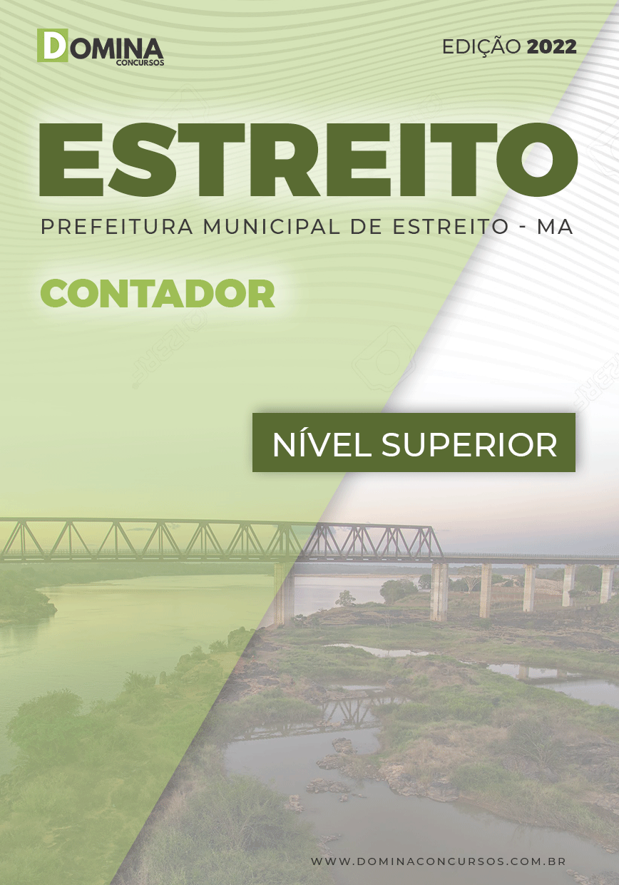 Apostila Concurso Pref Estreito MA 2022 Contador