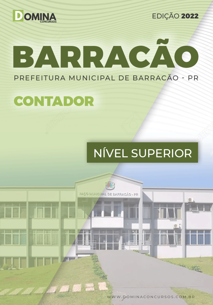 Apostila Digital Concurso Pref Barracão PR 2022 Contador