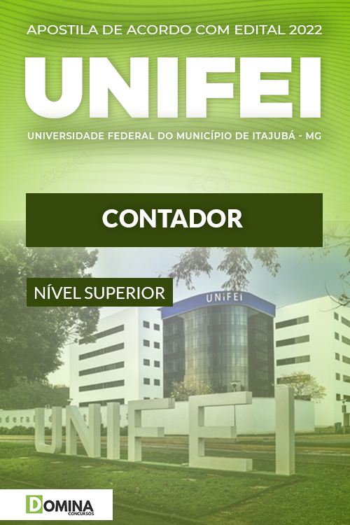 Apostila Digital Concurso UNIFEI MG 2022 Contador