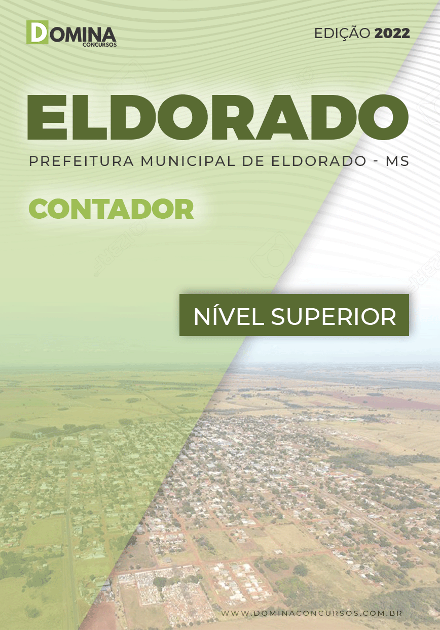 Apostila Concurso Pref Eldorado MG 2022 Contador