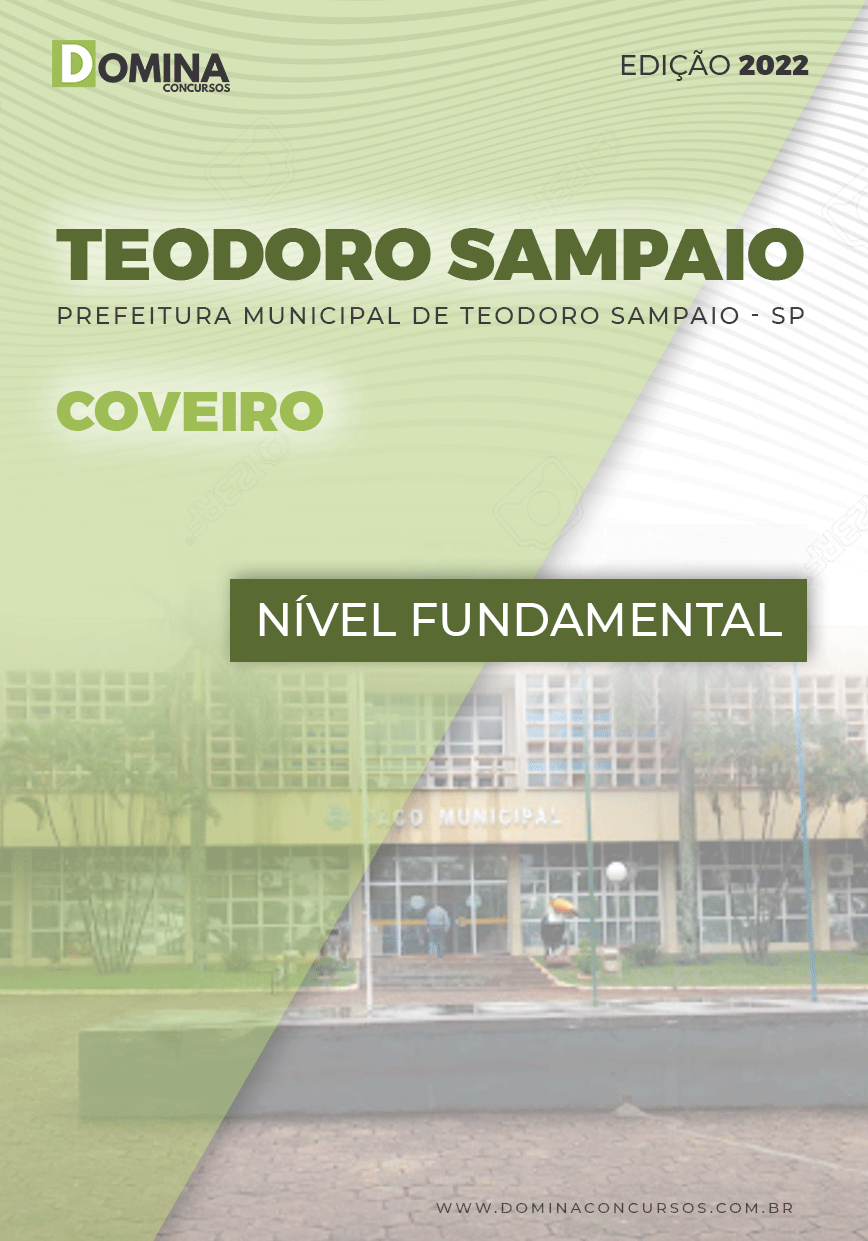 Apostila Digital Pref Teodoro Sampaio SP 2022 Coveiro
