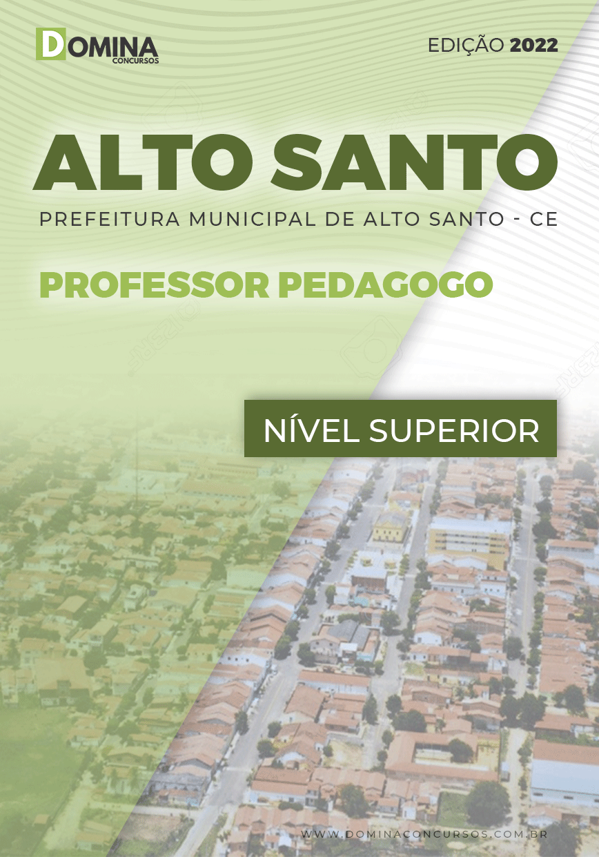 Apostila Pref Alto Santo CE 2022 Professor Pedagogo