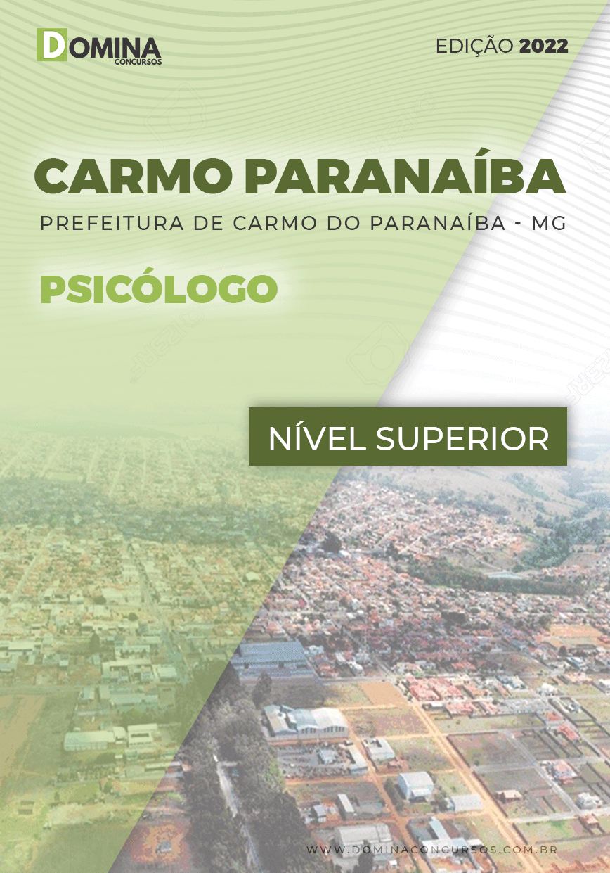 Apostila Digital Pref Carmo Paranaíba MG 2022 Psicólogo