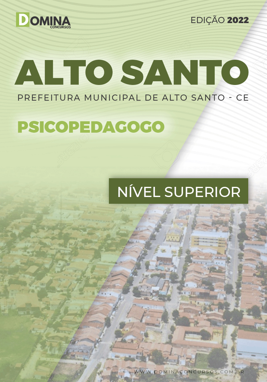 Apostila Digital Pref Alto Santo CE 2022 Psicopedagogo