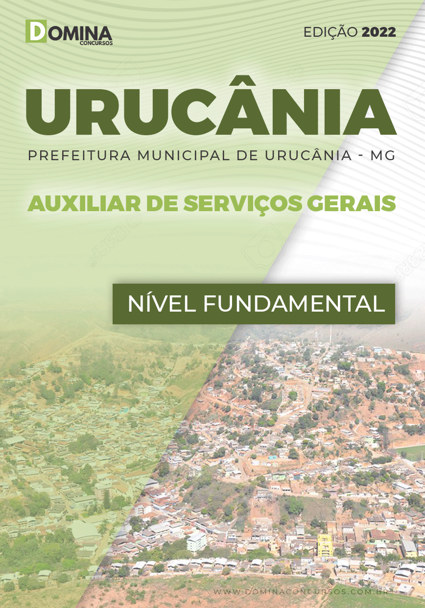 Apostila Pref Urucânia MG 2022 Auxiliar Serviços Gerais