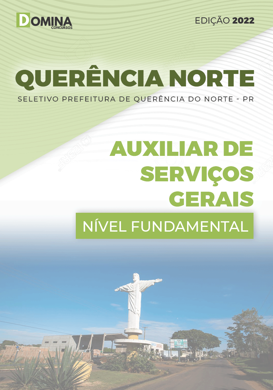 Apostila Pref Querência Norte PR 2022 Auxiliar Serviços Gerais