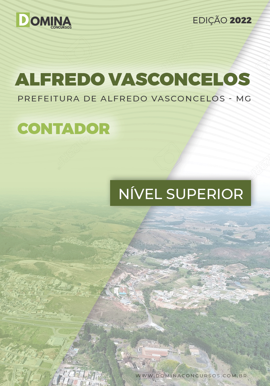 Apostila Pref Alfredo Vasconcelos MG 2022 Contador