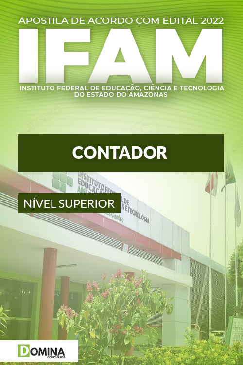 Apostila Digital Concurso Público IFAM 2022 Contador