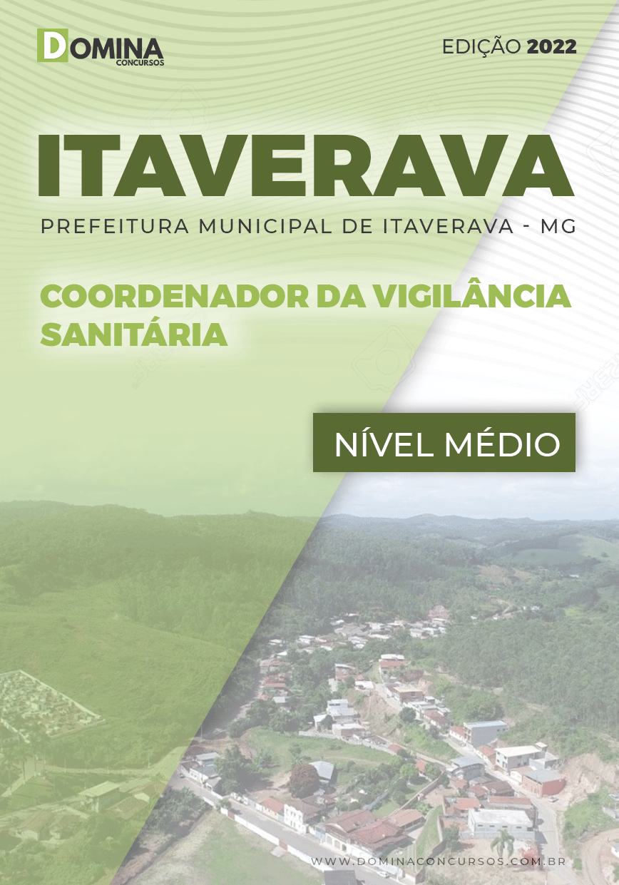 Apostila Pref Itaverava MG 2022 Coordenador Vigilância Sanitária