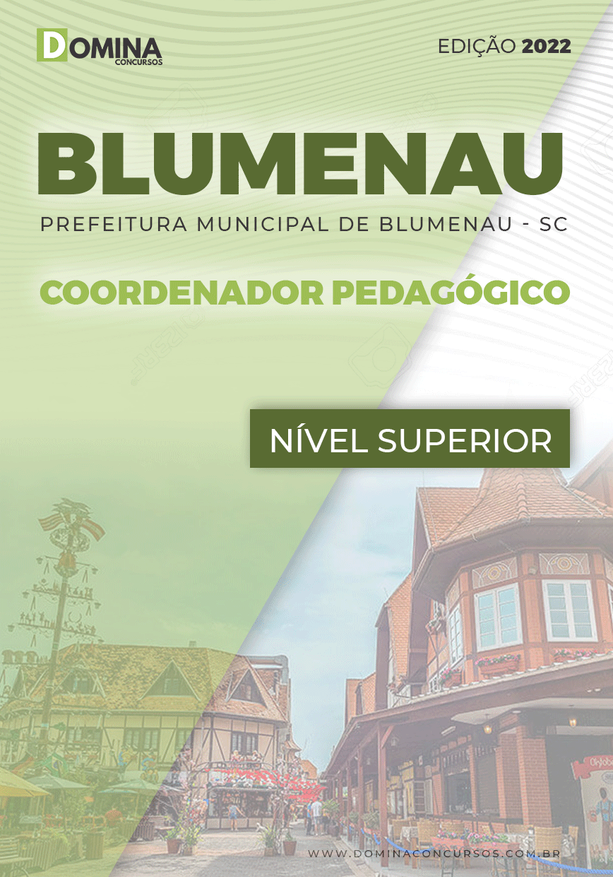 Apostila Seletivo Pref Blumenau SC 2022 Coordenador Pedagógico