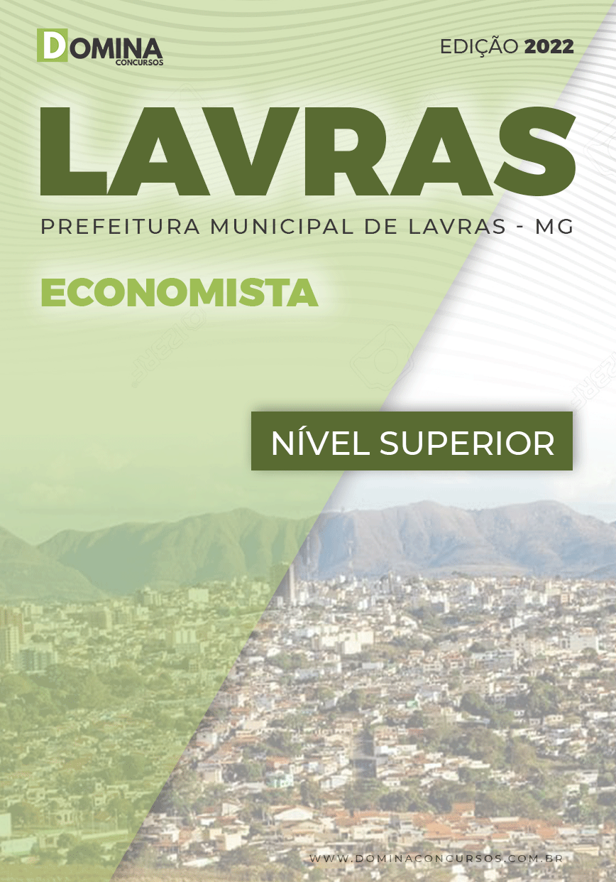 Apostila Digital Concurso Pref Lavras MG 2022 Economista