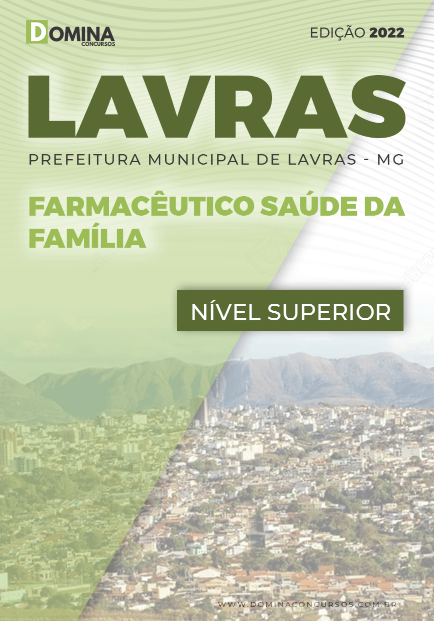 Apostila Concurso Pref Lavras MG 2022 Farmacêutico Saúde Família