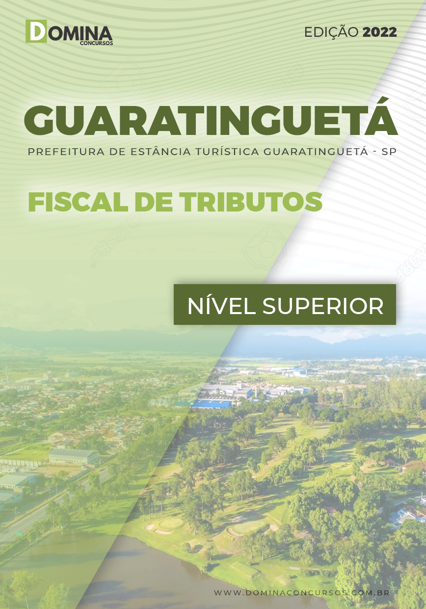 Apostila Pref Guaratinguetá SP 2022 Fiscal Tributos