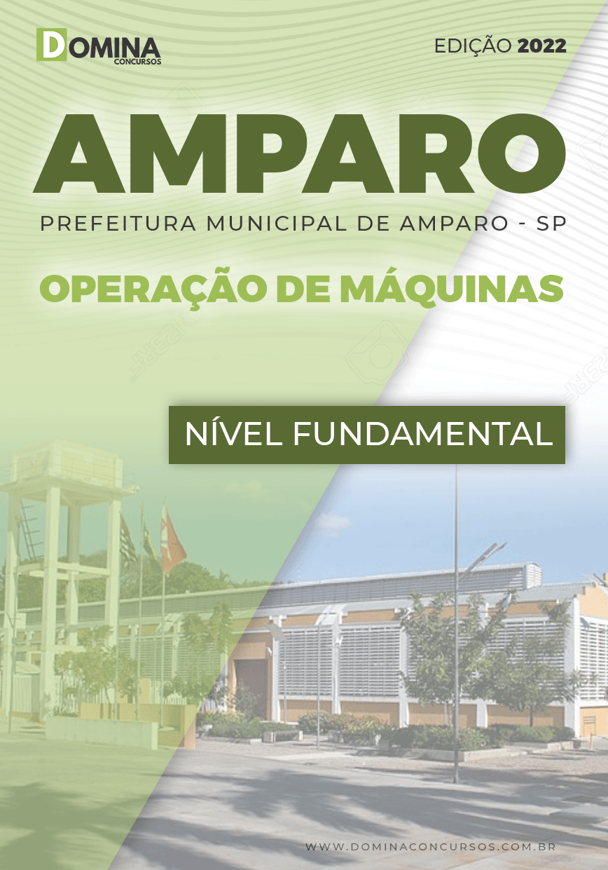 Apostila Digital Pref Amparo SP 2022 Operador Máquinas
