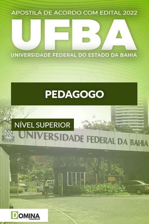 Apostila Digital Concurso Público UFBA 2022 Pedagogo