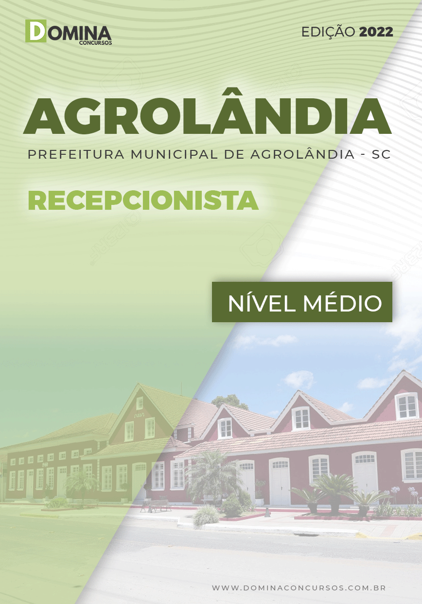 Apostila Concurso Pref Agrolândia SC 2022 Recepcionista