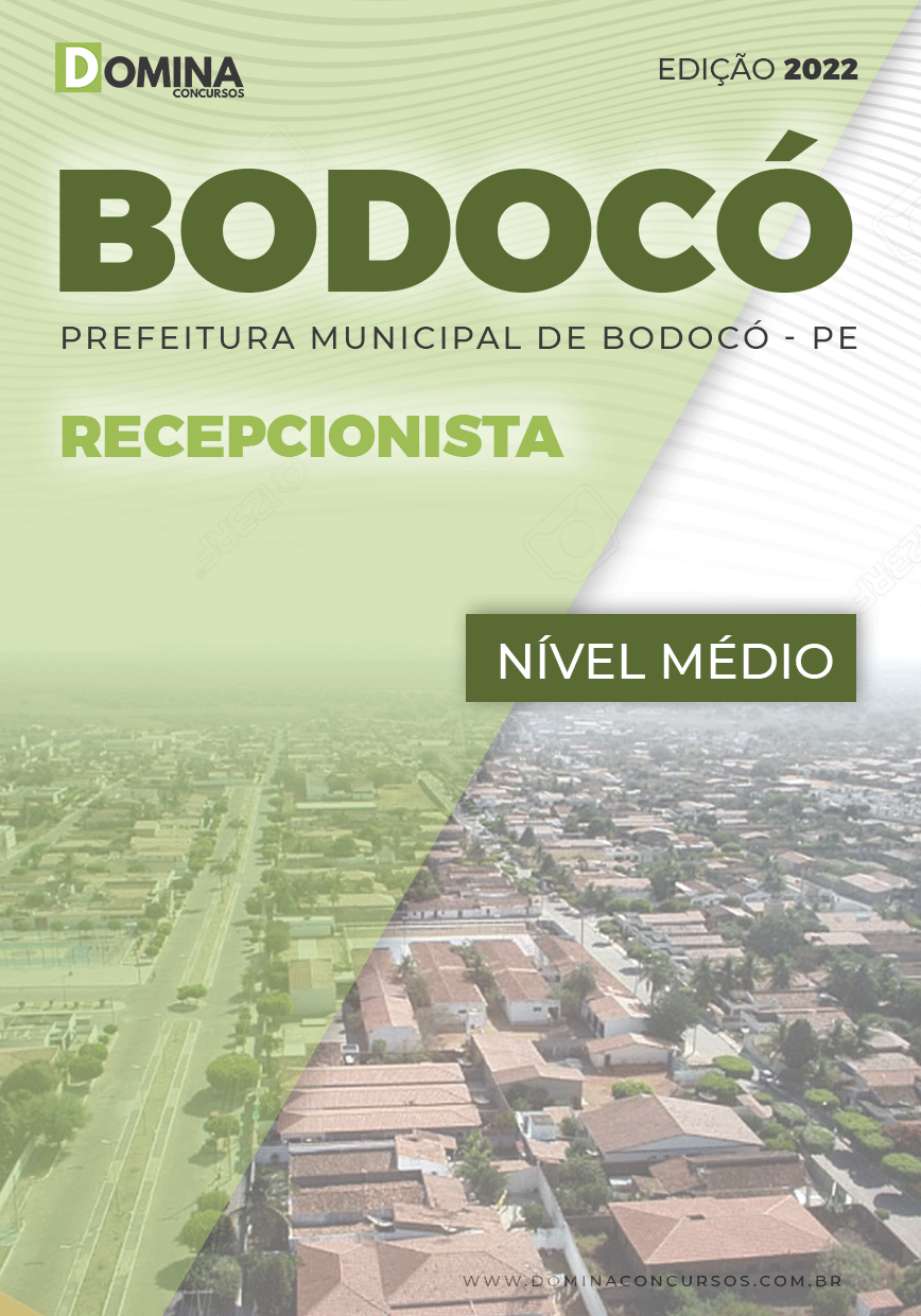 Apostila Concurso Pref Bodocó PE 2022 Recepcionista