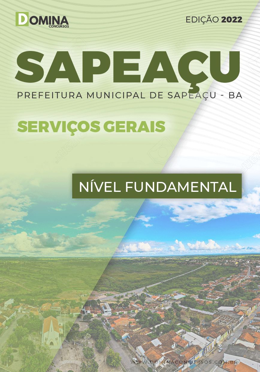 Apostila Digital Concurso Pref Sapeaçu BA 2022 Serviços Gerais