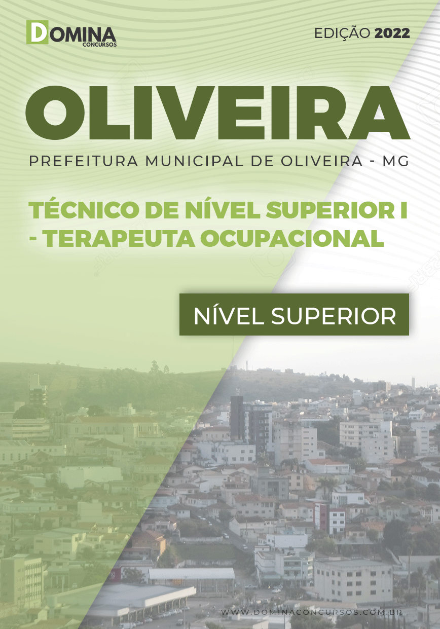 Apostila Pref Oliveira MG 2022 Téc Nível Sup I Terapeuta Ocupacional