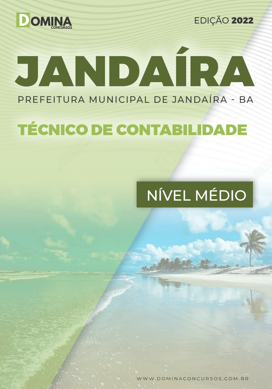 Apostila Concurso Pref Jandaíra BA 2022 Técnico Contabilidade