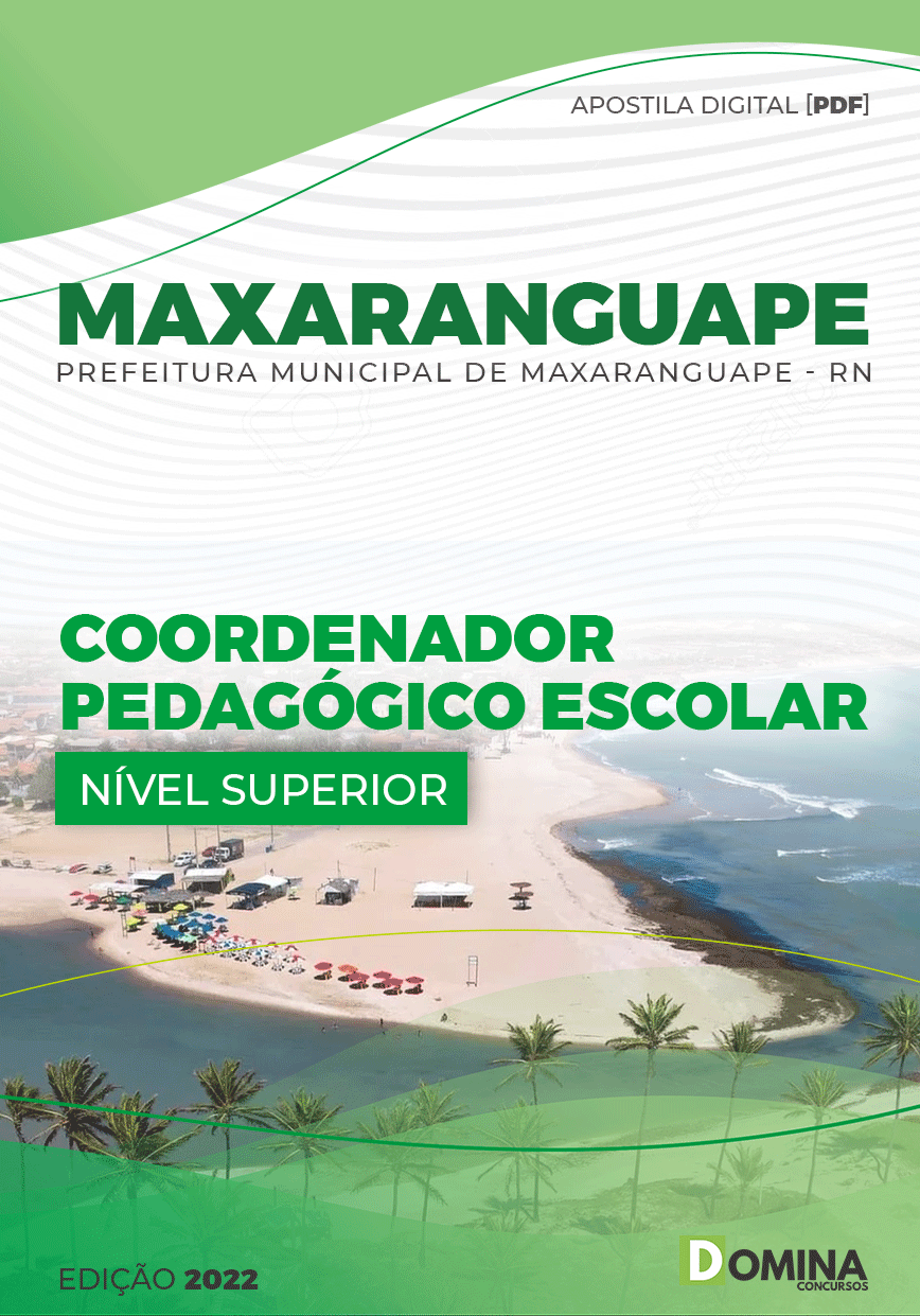 Apostila Pref Maxaranguape RN 2022 Coordenador Pedagógico Escolar