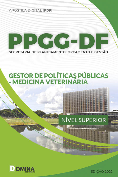 Apostila PPGG DF 2022 Analista Políticas Públicas Medicina Veterinária