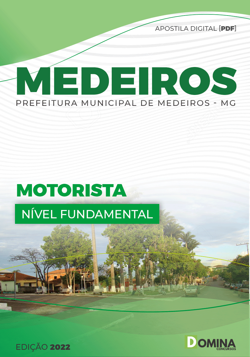 Apostila Digital Concurso Pref Medeiros MG 2022 Motorista