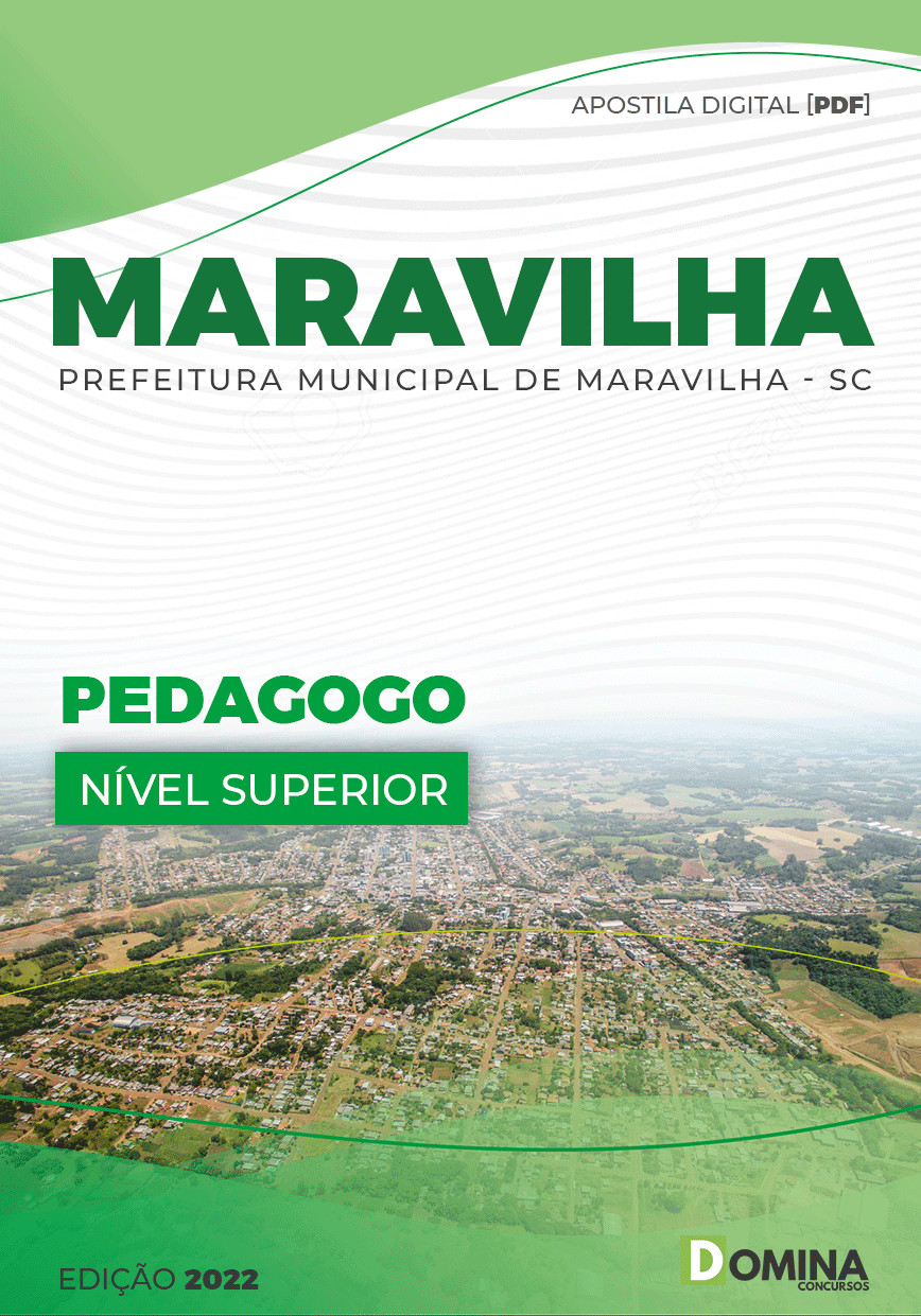 Apostila Concurso Pref Maravilha SC 2022 Pedagogo