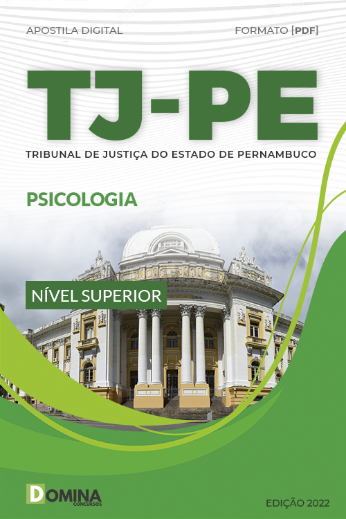 Apostila Digital Concurso Público TJ PE 2022 Psicologia