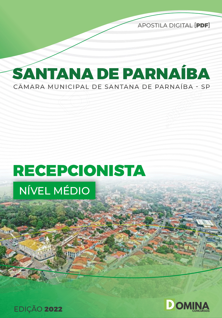 Apostila Câmara Santana Parnaíba SP 2022 Recepcionista