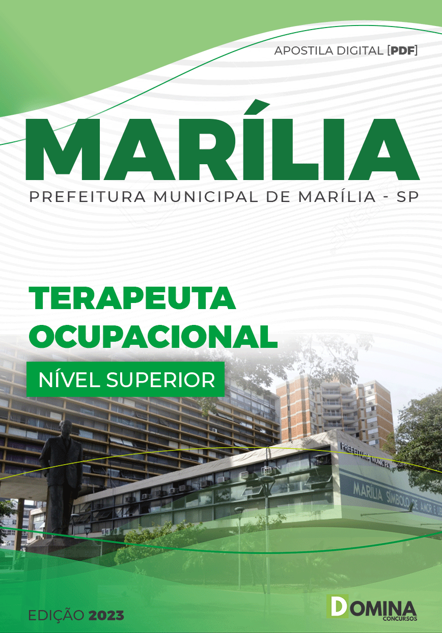 Apostila Concurso Pref Marília SP 2022 Terapeuta Ocupacional