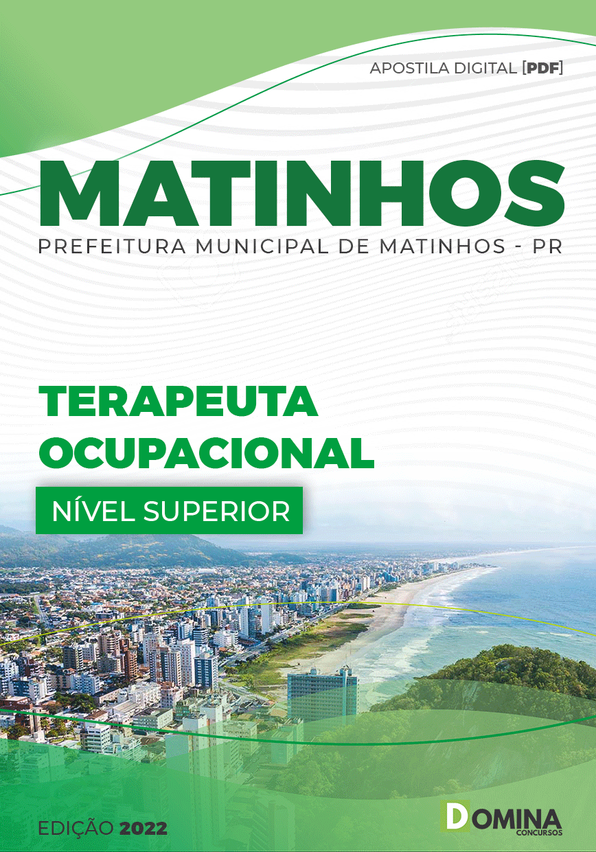 Apostila Concurso Pref Matinhos PR 2022 Terapeuta Ocupacional