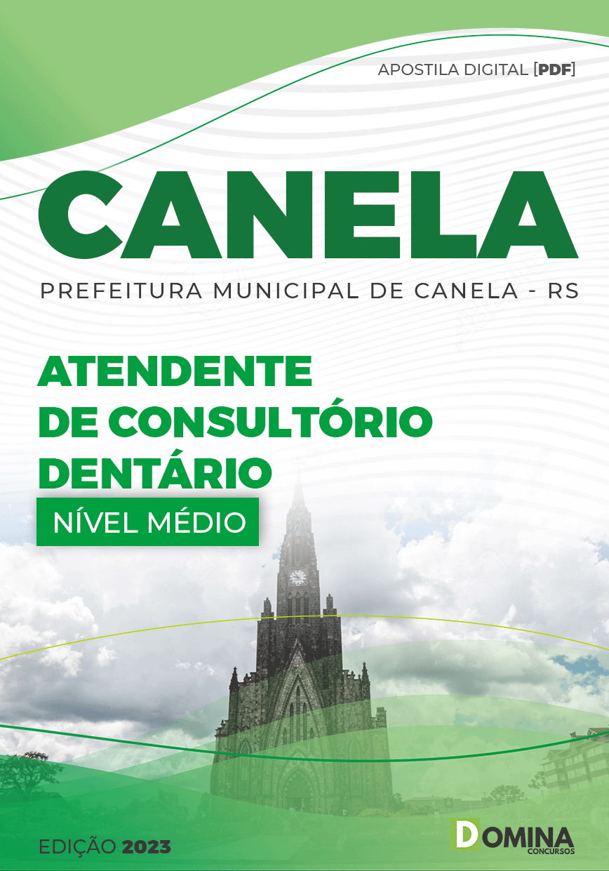 Apostila Pref Canela RS 2023 Atendente Consultório Dentário