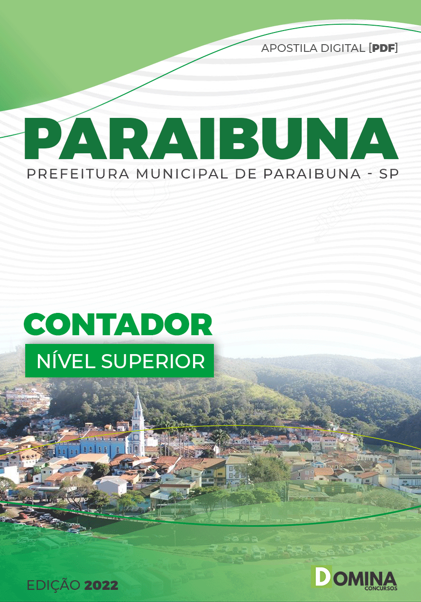 Apostila Concurso Pref Paraibuna SP 2022 Contador