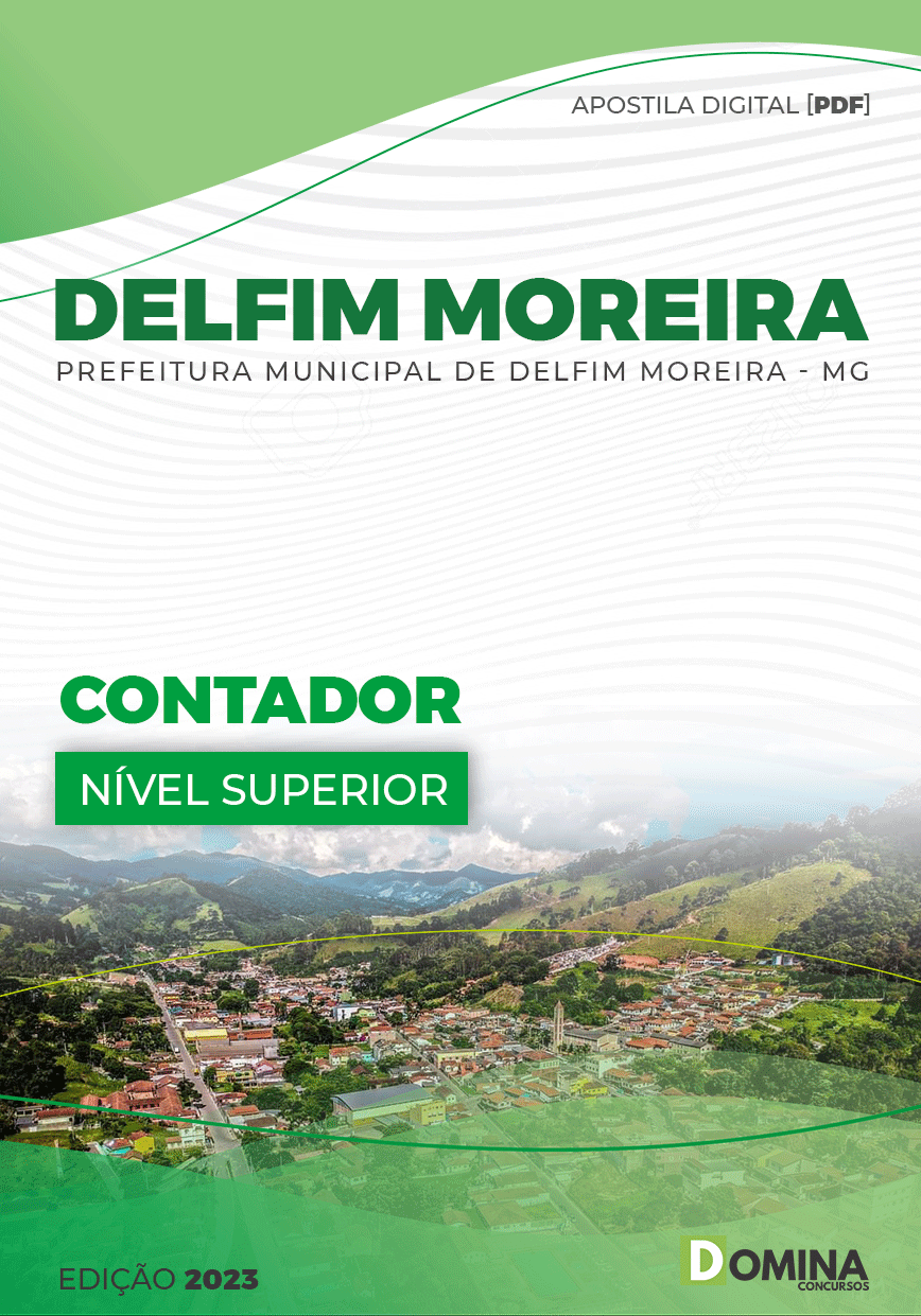 Apostila Digital Pref Delfim Moreira MG 2023 Contador